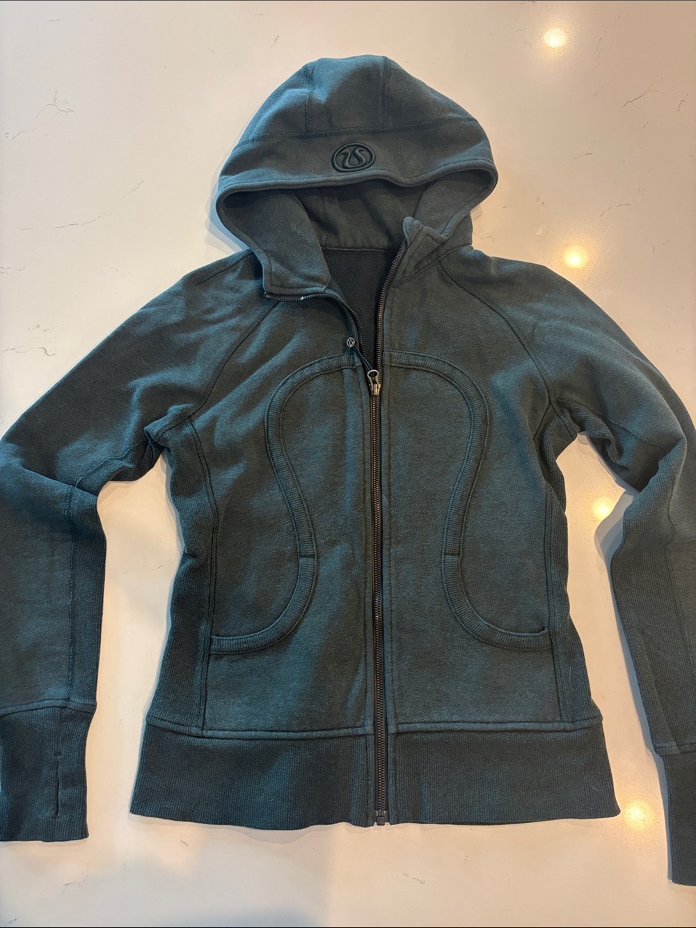 lululemon athletica Forest Green Scuba Hoodie